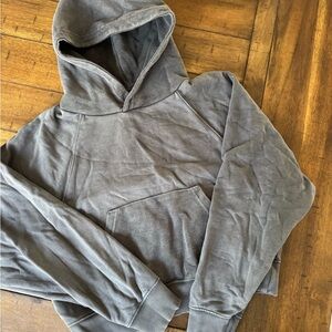 Aerie women’s gray cropped hoodie